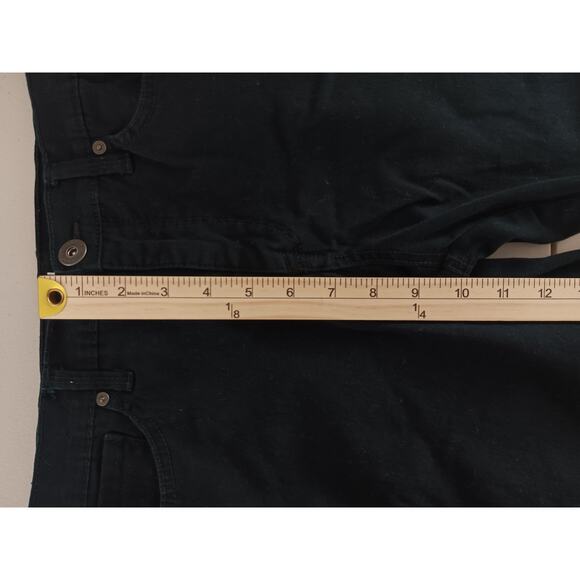 Style & Co Womens Size 8 Straight Leg Cotton Blend Black Denim Jeans - Picture 6 of 10